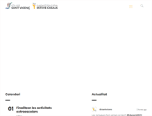 Tablet Screenshot of csantvicens.cat